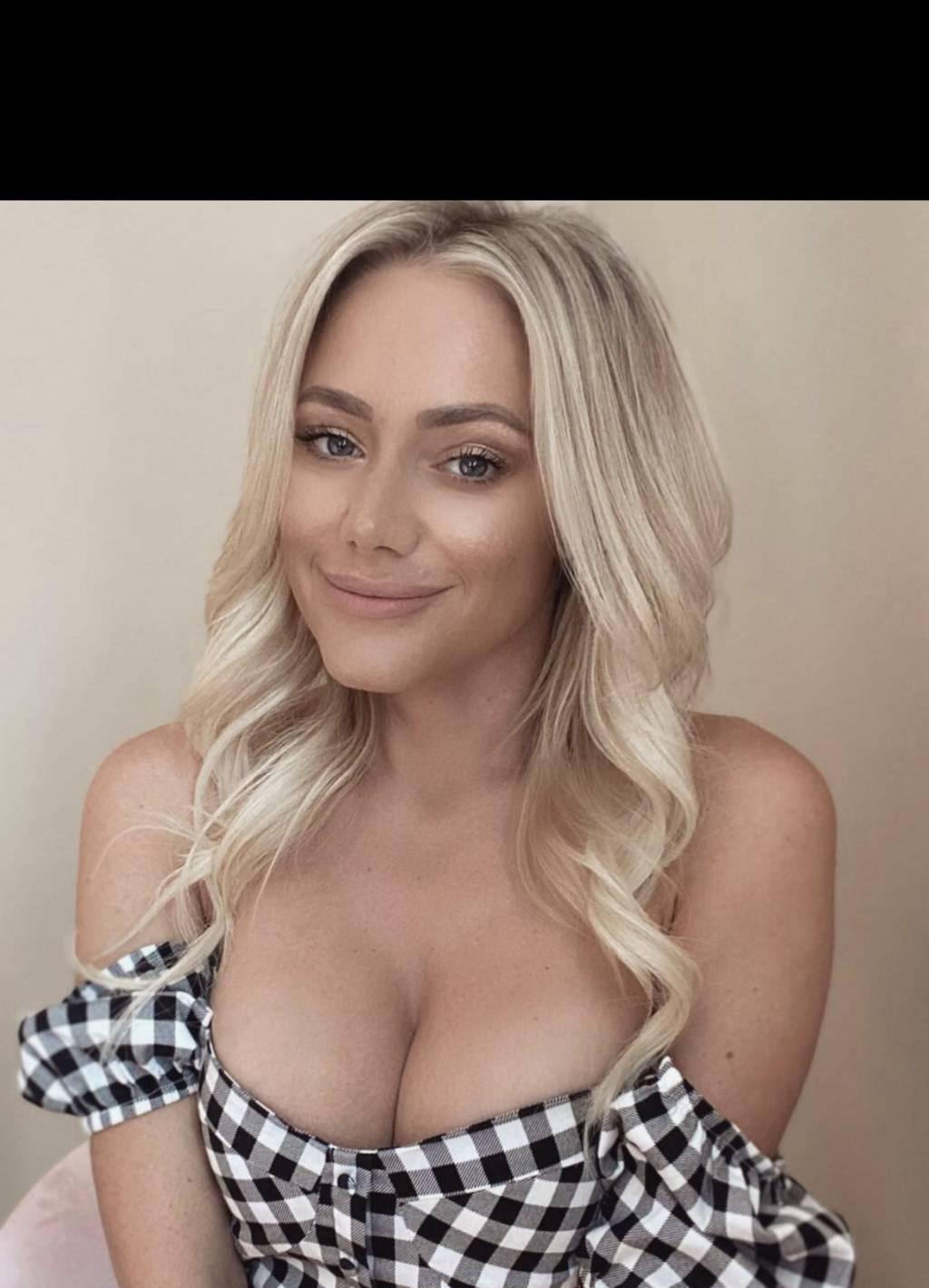 Busty blonde cum on these D’s