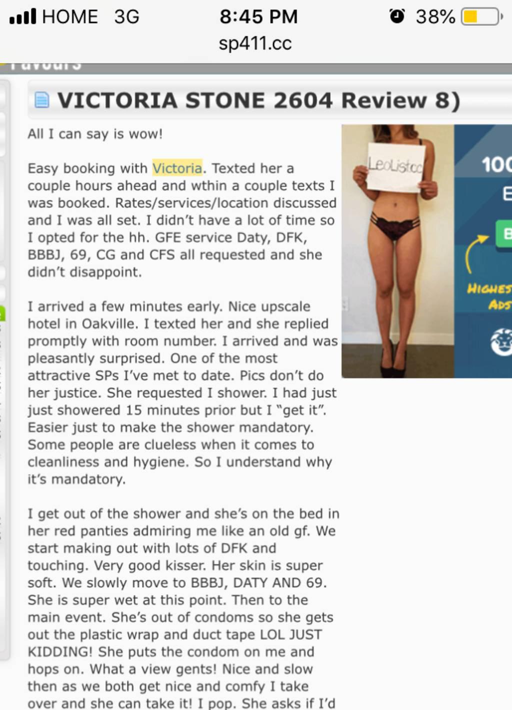 Victoria Stone HOT Well Reviewed Blonde in Hamilton