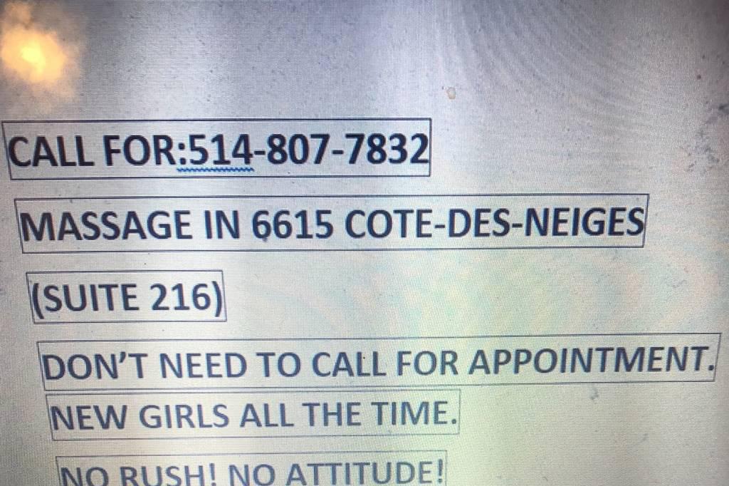 massage in 6615 cote des neiges. the best girls here!