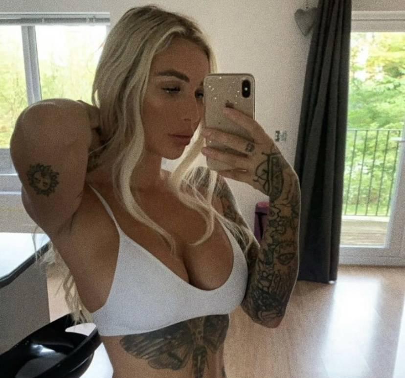 NEW HOT TATTOOED YOUNG DOUBLE D CUP BLONDIE